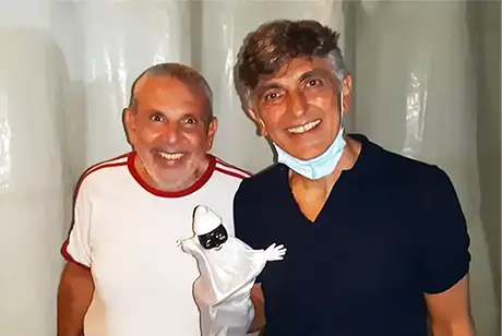 Antonino Mercurio con Vincenzo Salemi