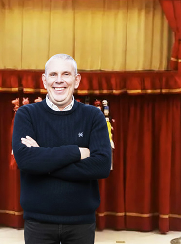 Antonino Mercurio con Teatrino