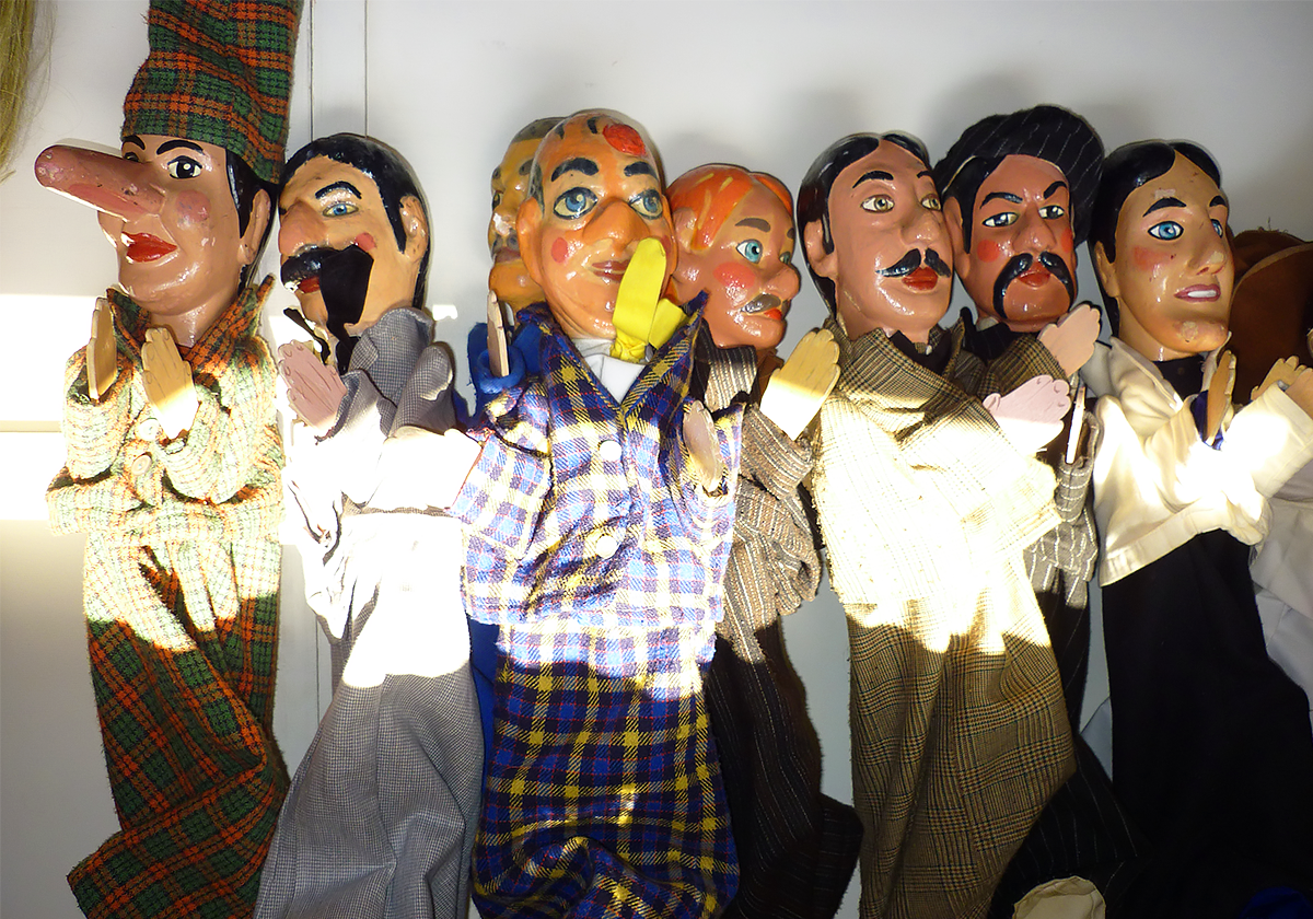 I nostri burattini nel backstage